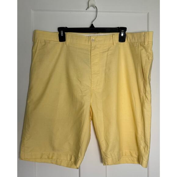 Polo by Ralph Lauren Preston Short‎ Light Yellow Flat Front Size 40 - Picture 1 of 10